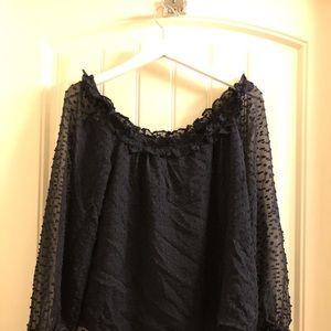 Off the shoulder banana republic top